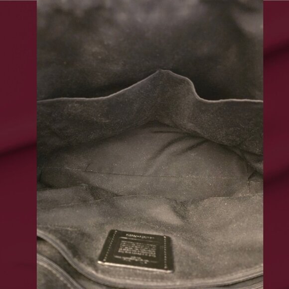 Coach Ava Signature Leather Zip Top Tote Bag - Picture 9 of 11